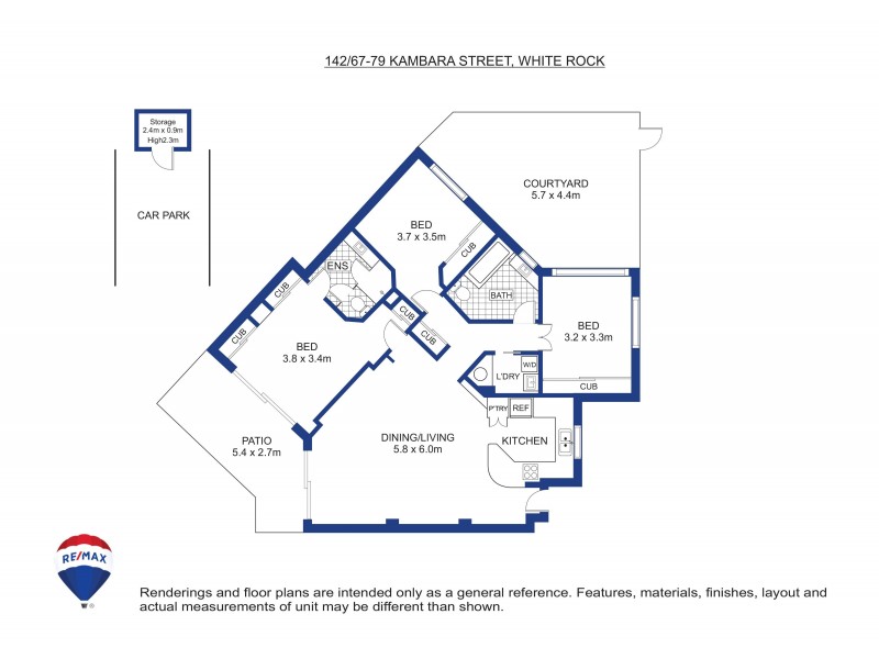 142/67-69 Kambara Street, White Rock QLD 4868 Floorplan