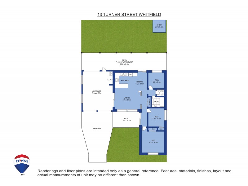 13 Turner Street, Whitfield QLD 4870 Floorplan