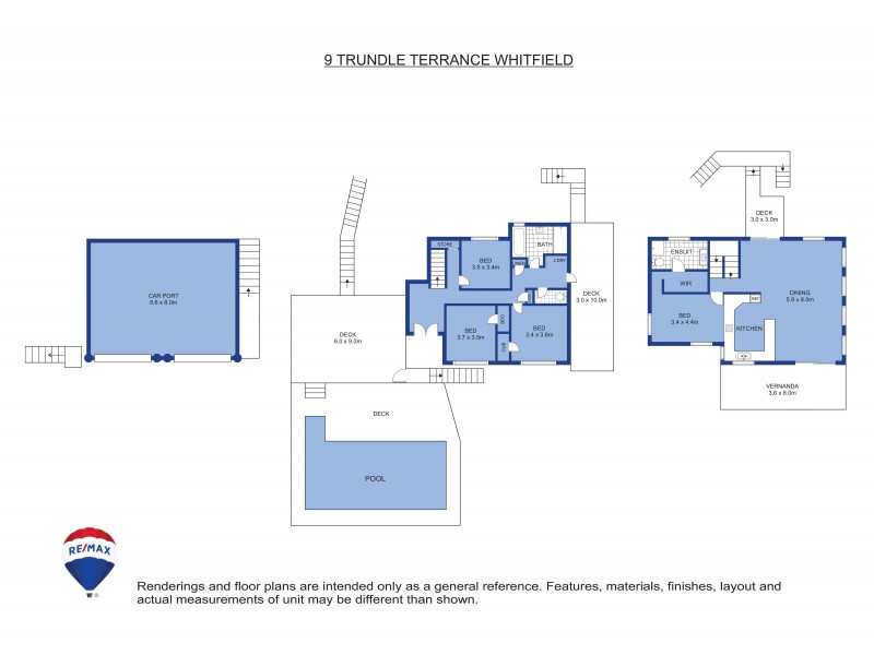 9 Trundle Terrace, Whitfield QLD 4870 Floorplan