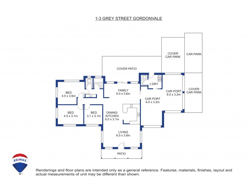 1-3 Grey St, Gordonvale QLD 4865 Floorplan
