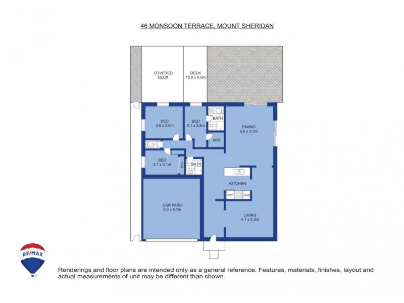 46 Monsoon Terrace, Mount Sheridan QLD 4868 Floorplan