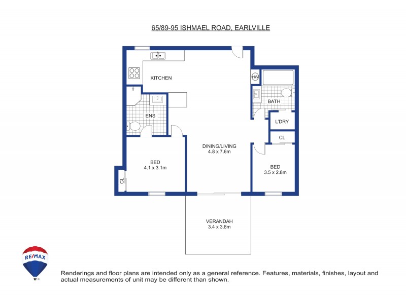 65/89-95 Ishmael Road, Earlville QLD 4870 Floorplan