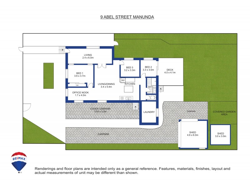 9 Abel Street, Manunda QLD 4870 Floorplan