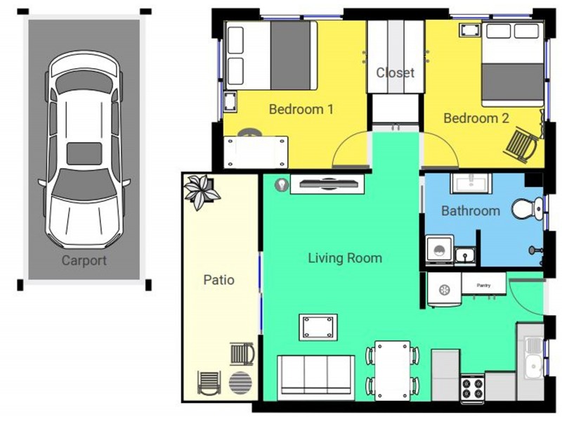 10/2 Mayers Street, Manunda QLD 4870 Floorplan