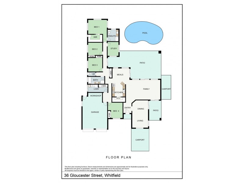 36 Gloucester Street, Whitfield QLD 4870 Floorplan
