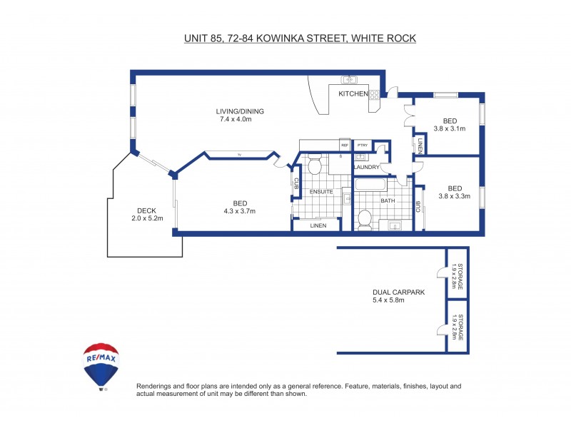 85/72-84 Kowinka Street, White Rock QLD 4868 Floorplan