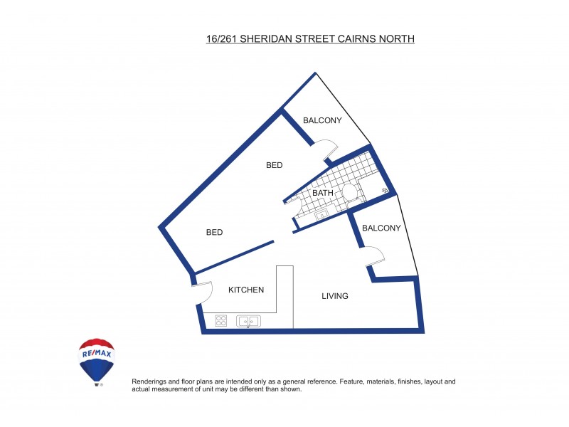 16/261-265 Sheridan Street, Cairns North QLD 4870 Floorplan