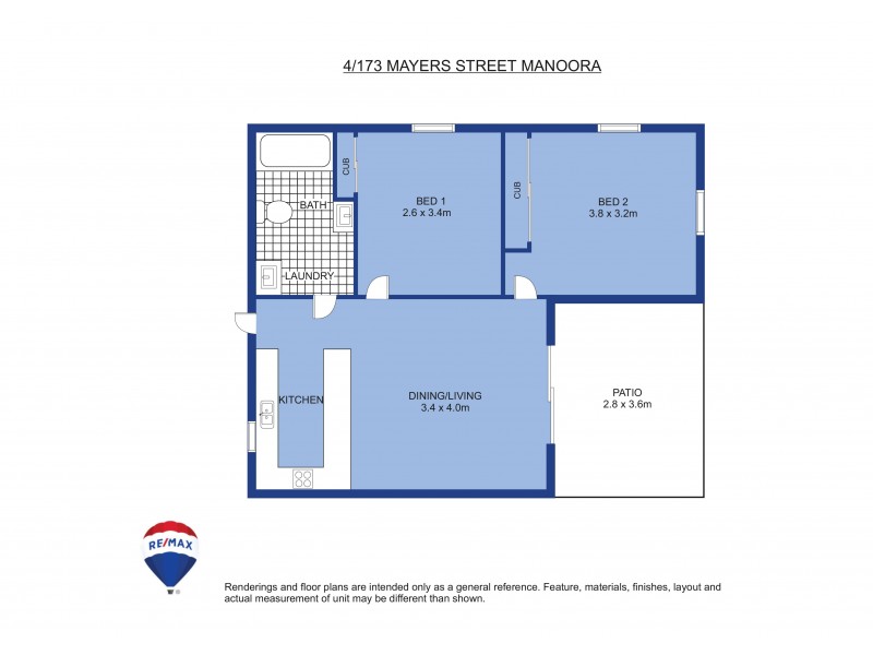 4/173 Mayers Street, Manoora QLD 4870 Floorplan