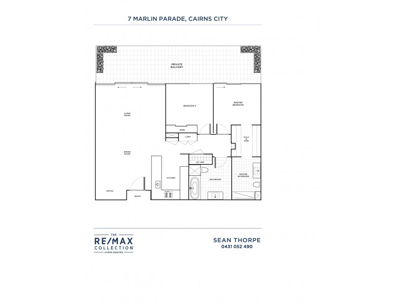 7/1 Marlin Parade, Cairns City QLD 4870 Floorplan