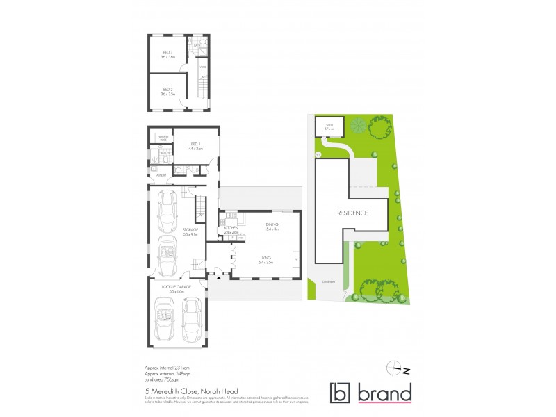 5 Meredith Close, Norah Head NSW 2263 Floorplan