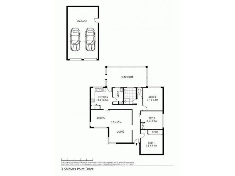 3 Soldiers Point Drive, Norah Head NSW 2263 Floorplan