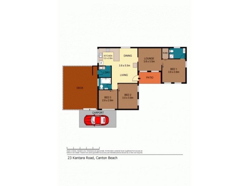 23 Kantara Road, Canton Beach NSW 2263 Floorplan