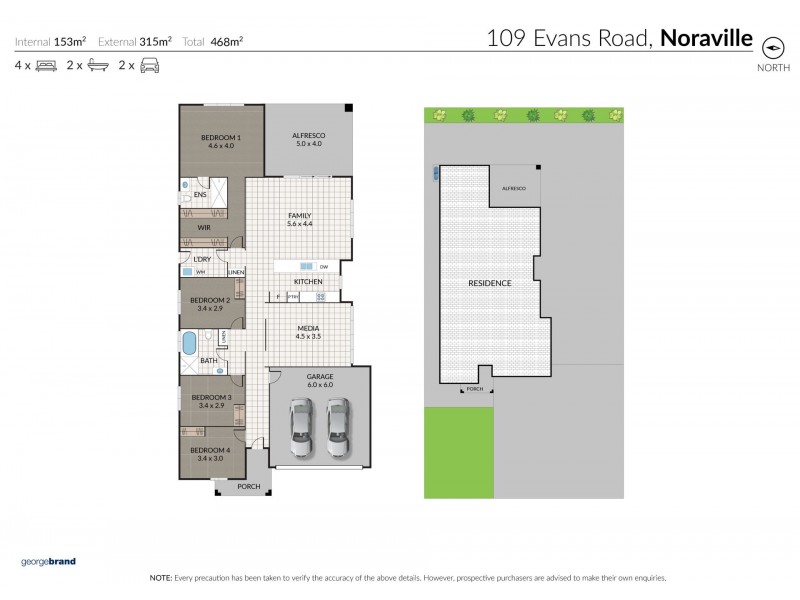 109 Evans Road, Noraville NSW 2263 Floorplan