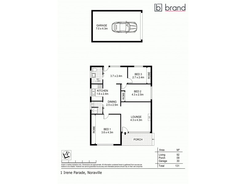 1 Irene Parade, Noraville NSW 2263 Floorplan