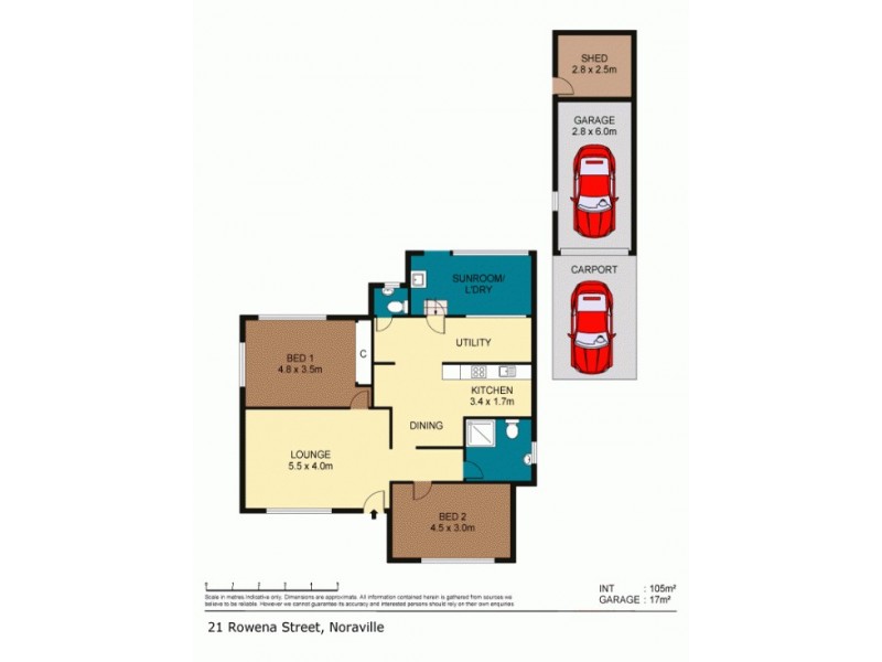 21 Rowena Street, Noraville NSW 2263 Floorplan