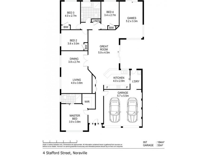 4 Stafford Street, Noraville NSW 2263 Floorplan