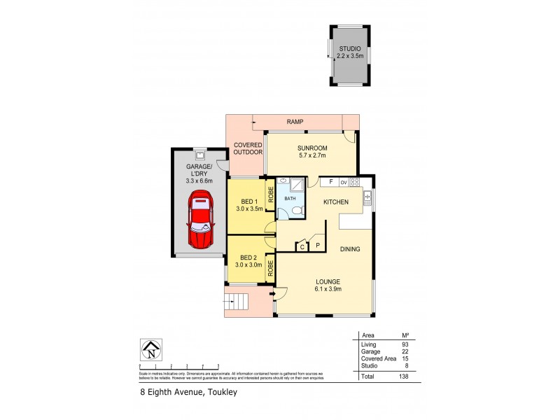 8 Eighth Avenue, Toukley NSW 2263 Floorplan
