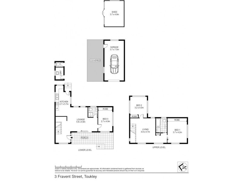 3 Fravent Street, Toukley NSW 2263 Floorplan