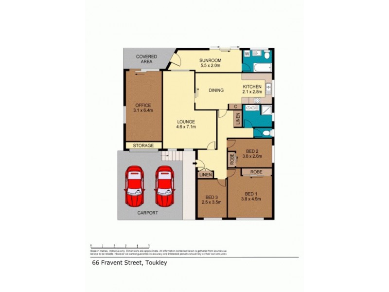 66 Fravent Street, Toukley NSW 2263 Floorplan