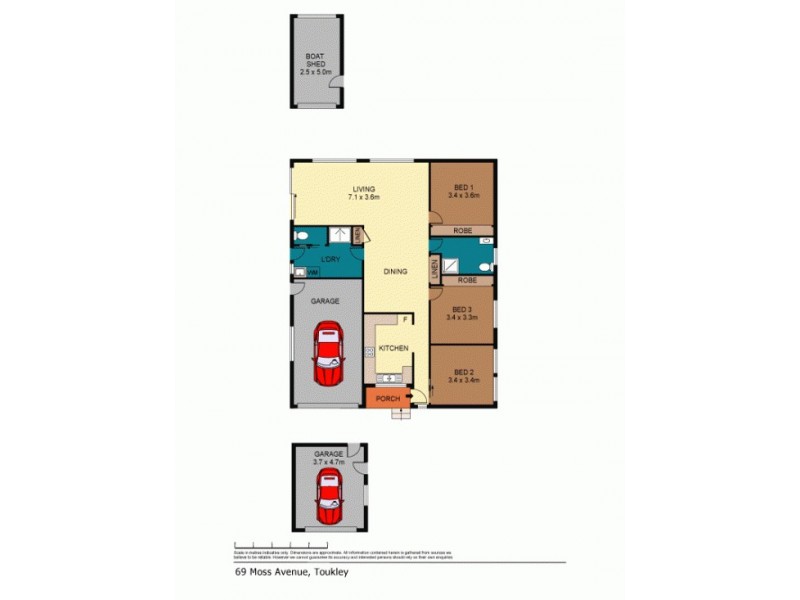 69 MOSS AVE, Toukley NSW 2263 Floorplan