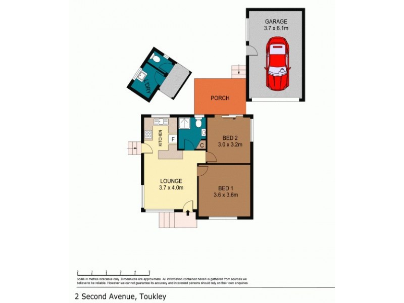 2 Second Avenue, Toukley NSW 2263 Floorplan