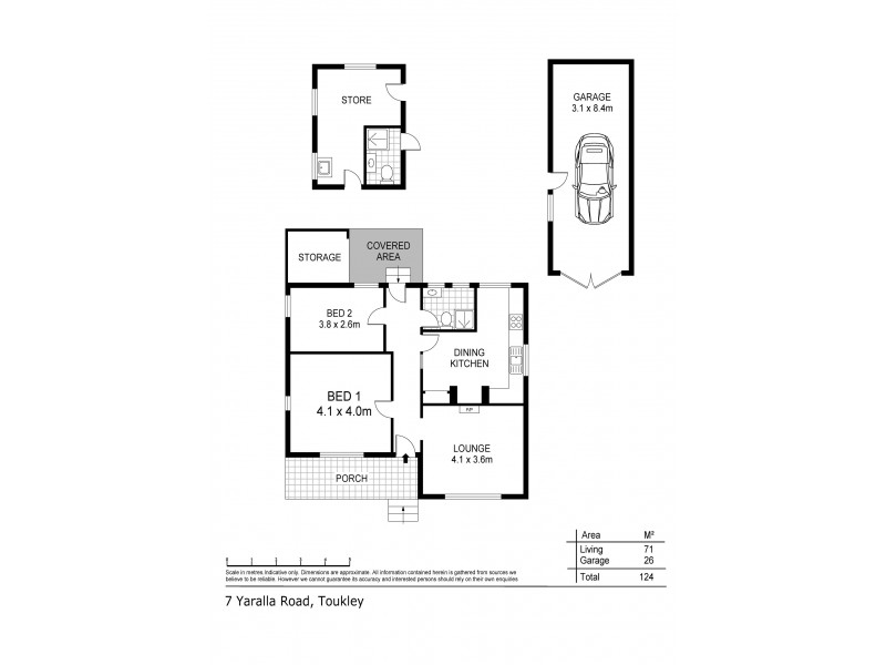 7 Yaralla Road, Toukley NSW 2263 Floorplan