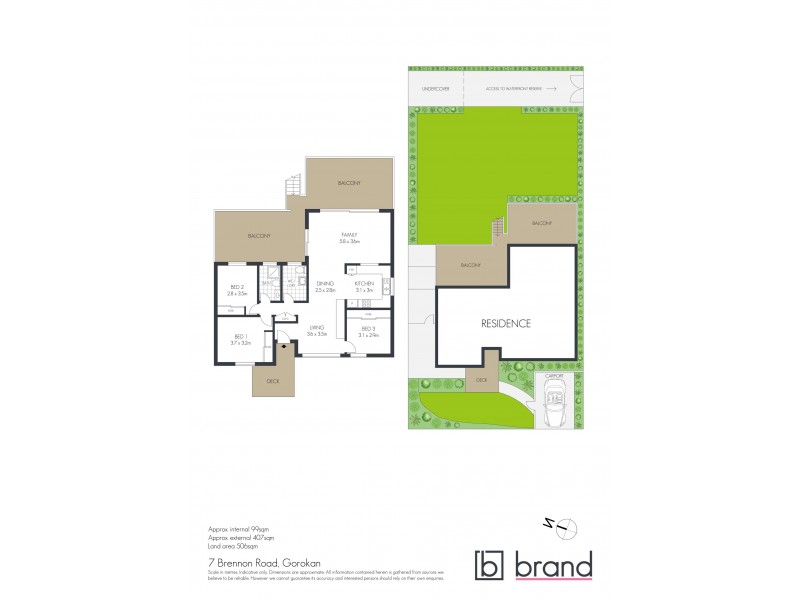 7 Brennon Road, Gorokan NSW 2263 Floorplan