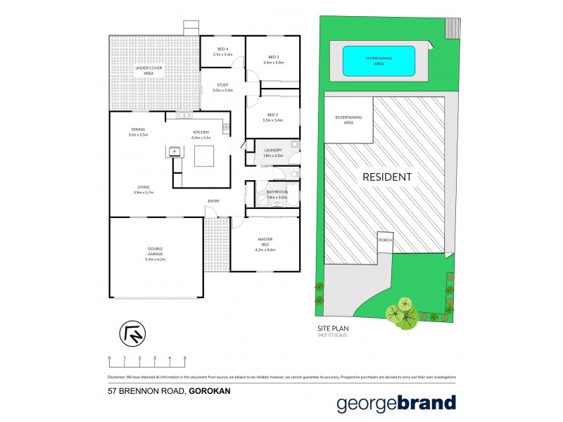 57 Brennon Road, Gorokan NSW 2263 Floorplan