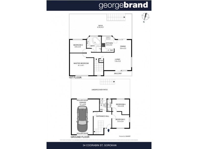 34 Coorabin St, Gorokan NSW 2263 Floorplan
