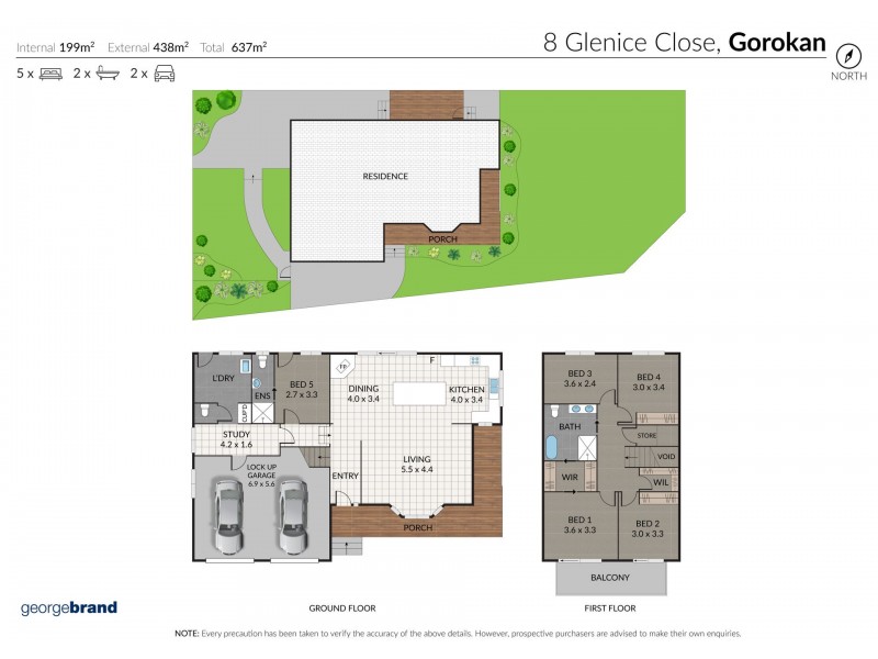 8 Glenice Close, Gorokan NSW 2263 Floorplan