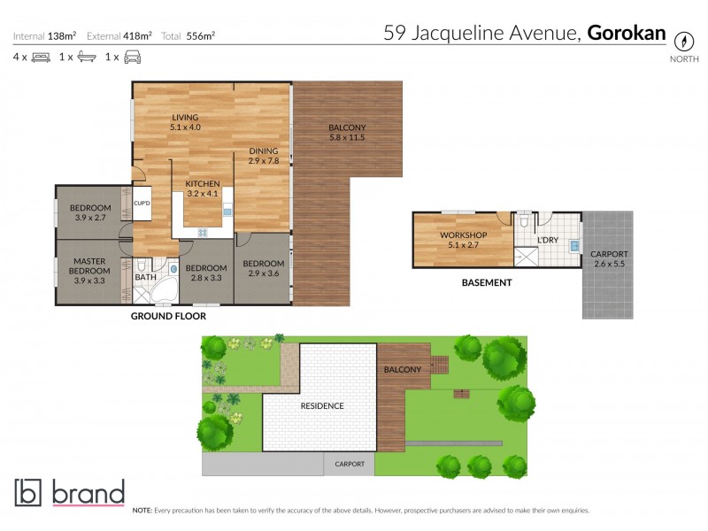 59 Jacqueline Avenue, Gorokan NSW 2263 Floorplan
