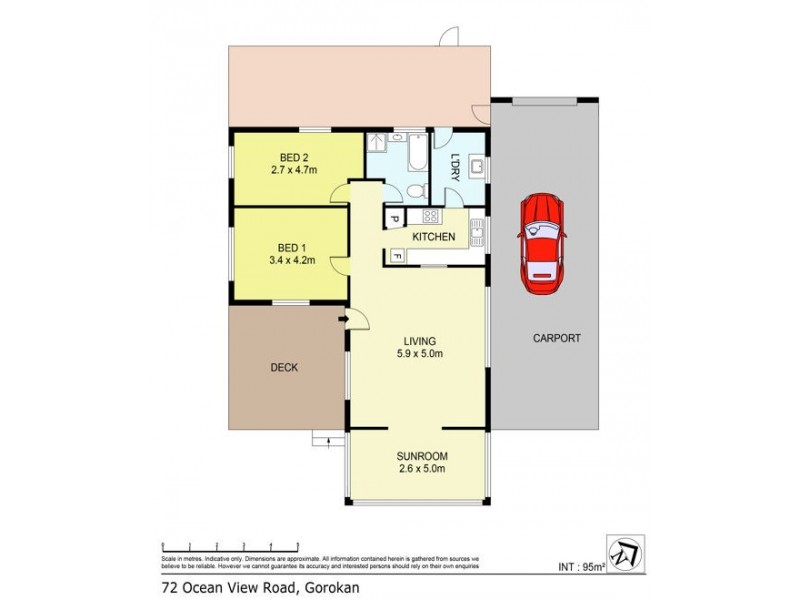 72 Ocean View Road, Gorokan NSW 2263 Floorplan