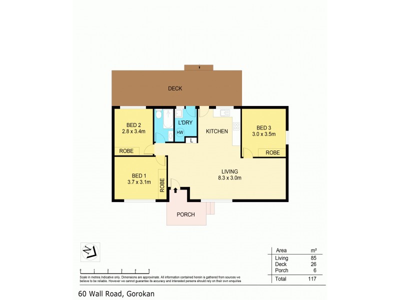 60 Wall Road, Gorokan NSW 2263 Floorplan