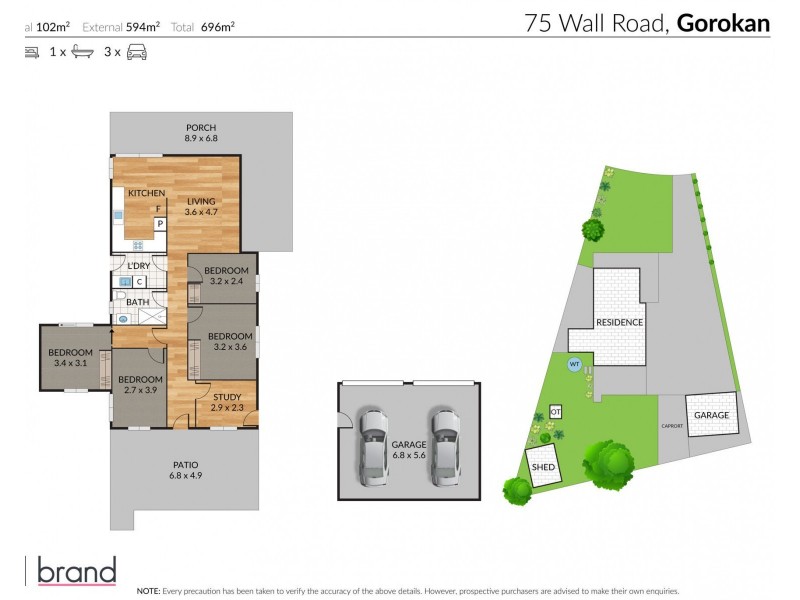 75 Wall Road, Gorokan NSW 2263 Floorplan