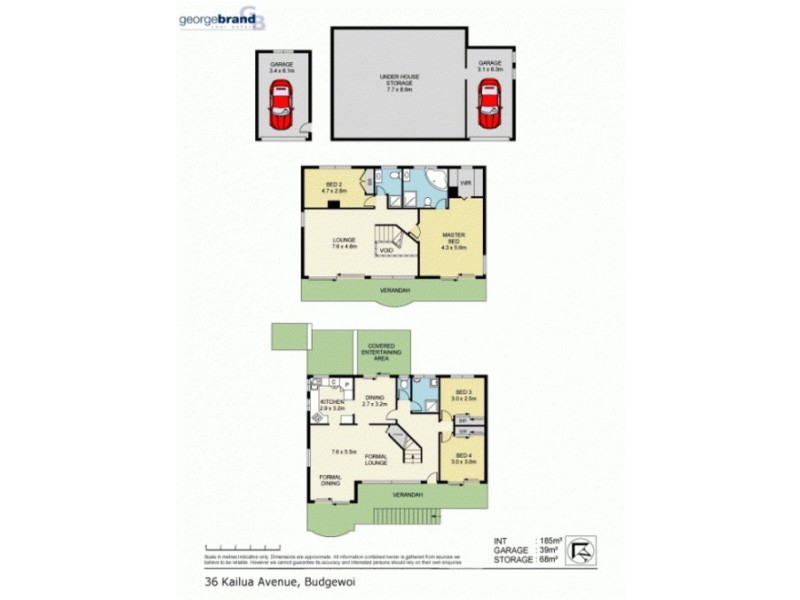 36 Kailua Avenue, Budgewoi NSW 2262 Floorplan