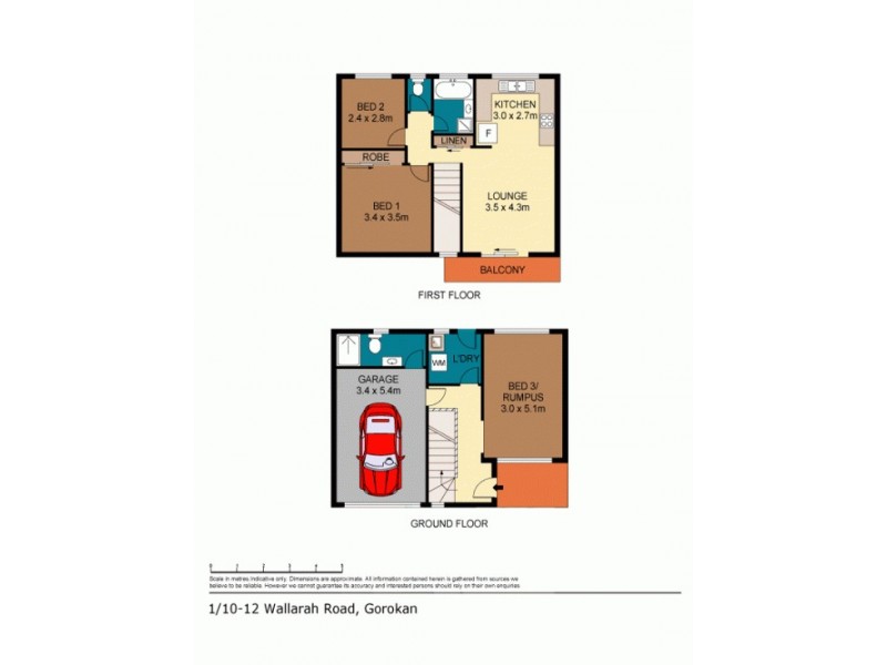 1/10-12 Wallarah Road, Gorokan NSW 2263 Floorplan