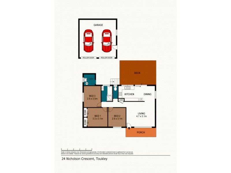 24 Nicholson Crescent, Toukley NSW 2263 Floorplan