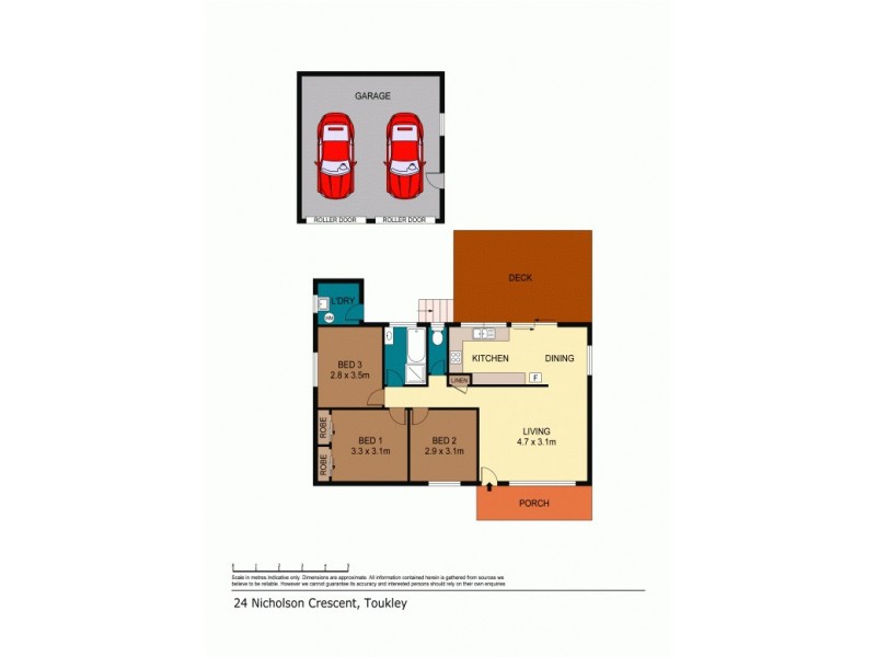 24 Nicholson Crescent, Toukley NSW 2263 Floorplan