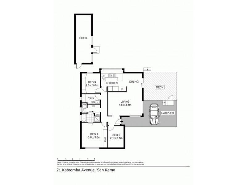 21 Katoomba Avenue, San Remo NSW 2262 Floorplan