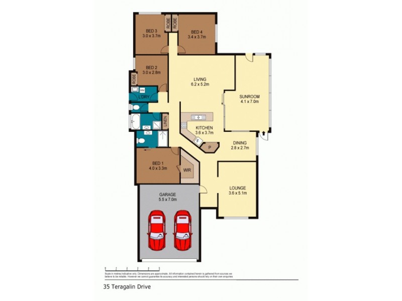 35 Teragalin Drive, Chain Valley Bay NSW 2259 Floorplan