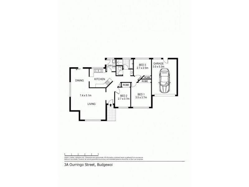 3a Ourringo Street, Budgewoi NSW 2262 Floorplan