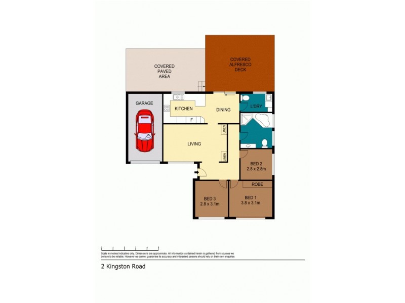 2 Kingston Road, Kanwal NSW 2259 Floorplan