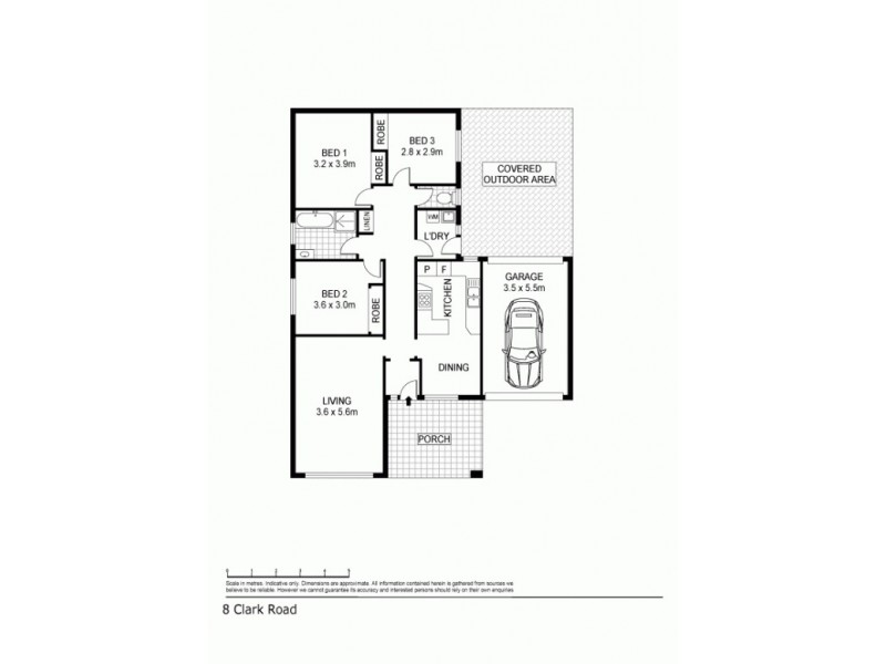 8 Clark Road, Noraville NSW 2263 Floorplan