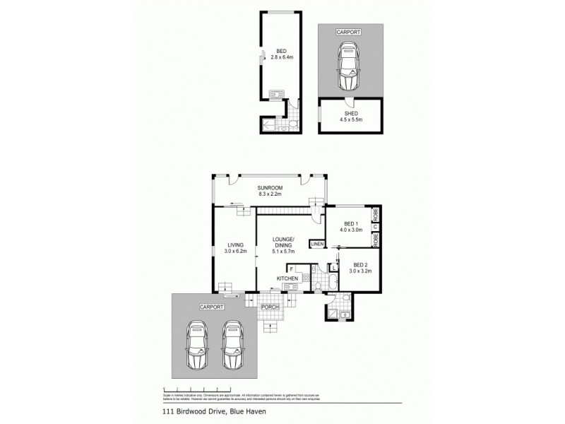 111 Birdwood Drive, Blue Haven NSW 2262 Floorplan