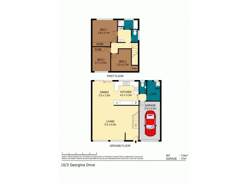 10/3 Georgina Avenue, Gorokan NSW 2263 Floorplan