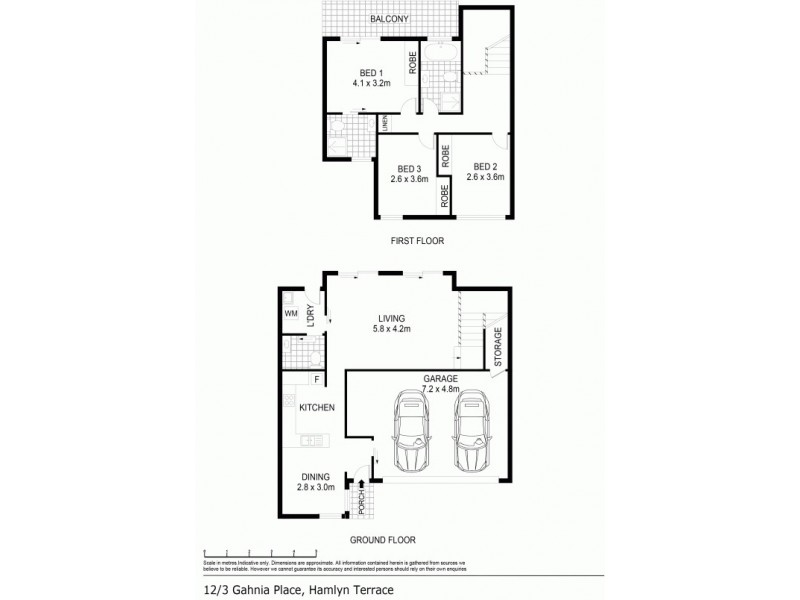 12/3 Gahnia Place, Hamlyn Terrace NSW 2259 Floorplan