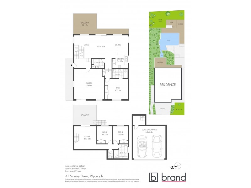 41 Stanley Street, Wyongah NSW 2259 Floorplan