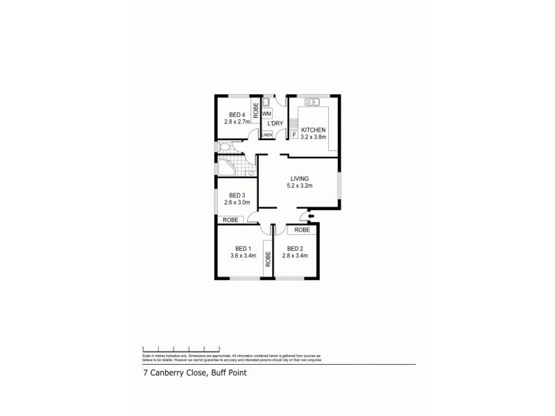 7 Canberry Close, Buff Point NSW 2262 Floorplan