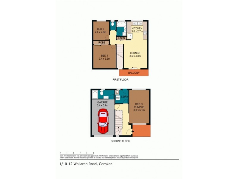 1/10-12 Wallarah Road, Gorokan NSW 2263 Floorplan