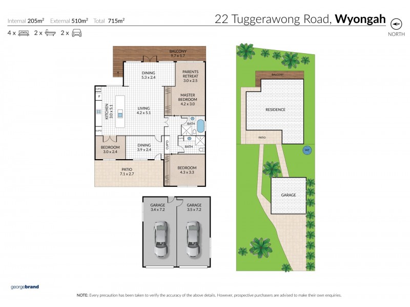 22 Tuggerawong Road, Wyongah NSW 2259 Floorplan